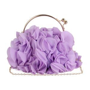 Floral Clutch Purses Flower Evening Bag Wedding Purse Party Prom Uwu O_O
